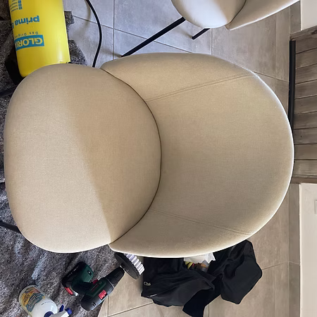 Chaise mobilier habitat après nettoyage Poitiers